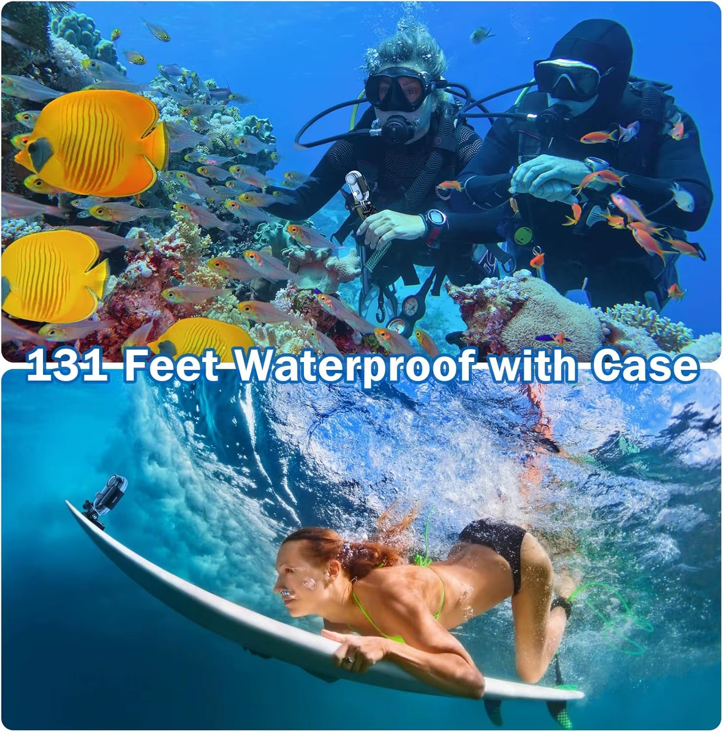 4K 128GB Waterproof 30 Meters Deep Small Mini Magnetic POV Camera Vlog Sport Body Cam for Action Sport DV